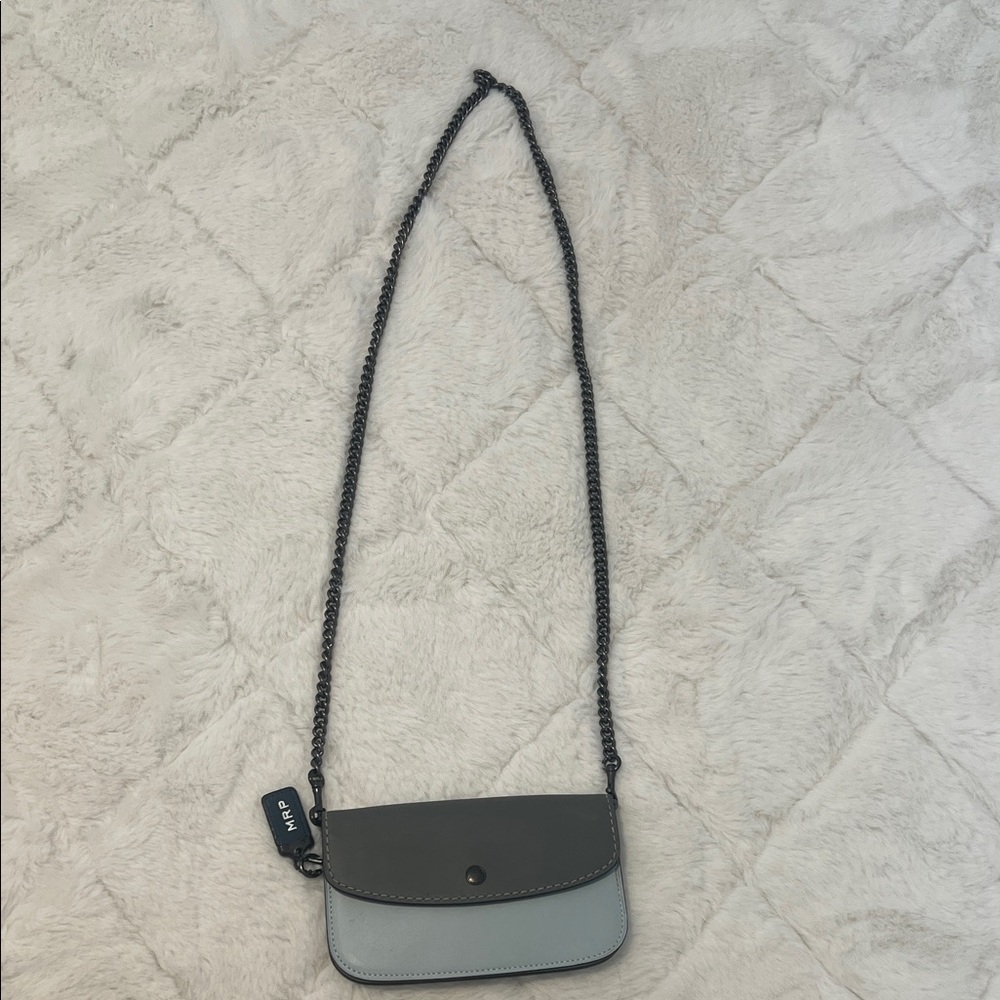 Coach Two-Tone Black and Gray Crossbody Bag